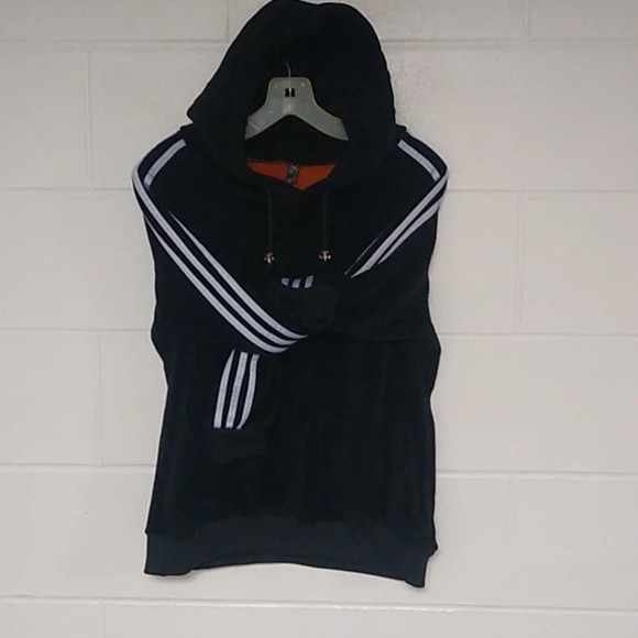 LUX VELOUR SWEATSHIRT, STREETWEAR HOODIE LINED WITH VELOUR - Picture 2 of 11